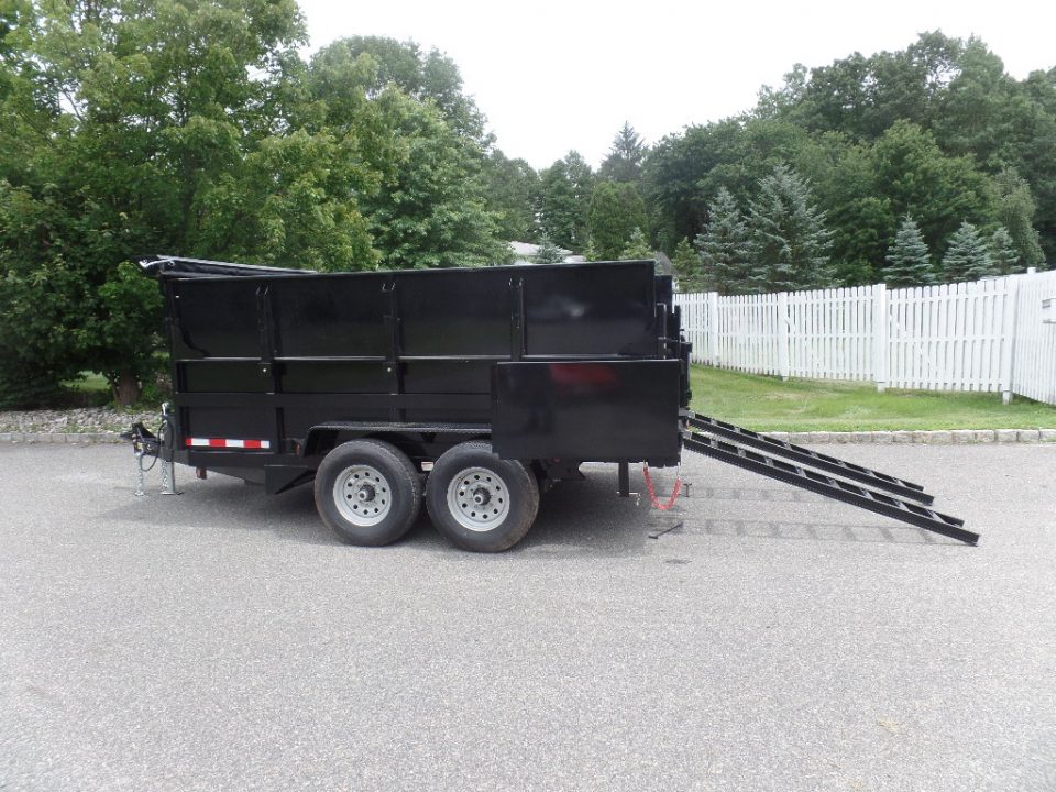 New 2026 Quality Steel and Aluminum 7X12 with 4' sides, 14,000 lb. GVWR , Extra Framing! Dump Trailer