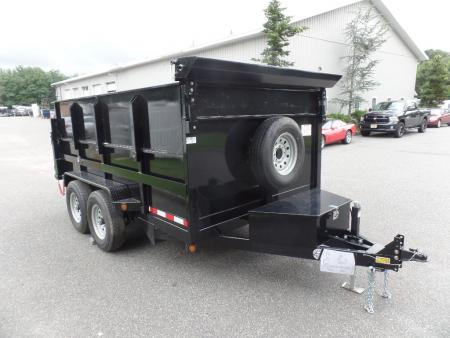 New 2026 Quality Steel and Aluminum 7X12 with 4' sides, 14,000 lb. GVWR , Extra Framing! Dump Trailer