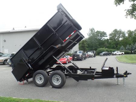 New 2026 Quality Steel and Aluminum 7X12 with 4' sides, 14,000 lb. GVWR , Extra Framing! Dump Trailer