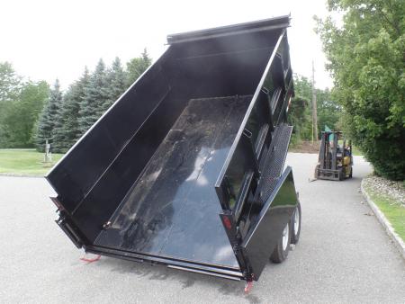 New 2026 Quality Steel and Aluminum 7X12 with 4' sides, 14,000 lb. GVWR , Extra Framing! Dump Trailer