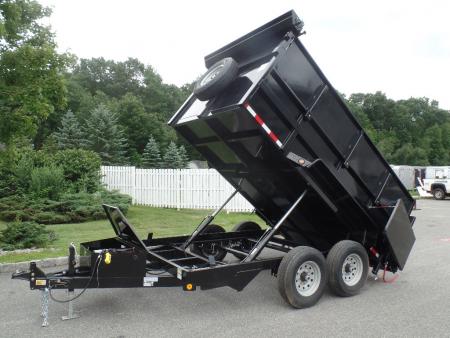 New 2026 Quality Steel and Aluminum 7X12 with 4' sides, 14,000 lb. GVWR , Extra Framing! Dump Trailer