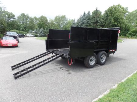 New 2026 Quality Steel and Aluminum 7X12 with 4' sides, 14,000 lb. GVWR , Extra Framing! Dump Trailer