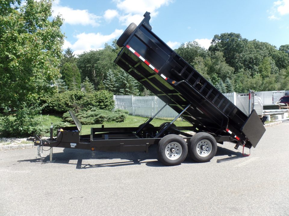 New 2026 Quality Steel and Aluminum 7X12 with 2' sides, 14,000 lb. GVWR , Extra Framing! Dump Trailer
