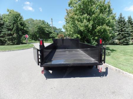 New 2026 Quality Steel and Aluminum 7X12 with 2' sides, 14,000 lb. GVWR , Extra Framing! Dump Trailer