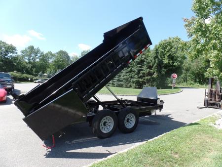 New 2026 Quality Steel and Aluminum 7X12 with 2' sides, 14,000 lb. GVWR , Extra Framing! Dump Trailer