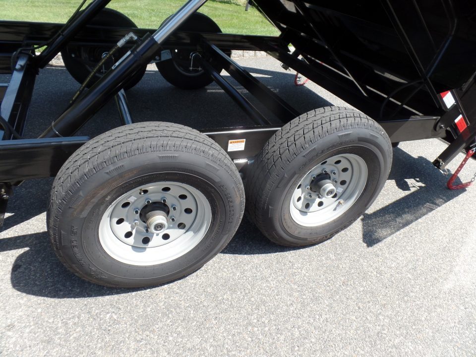 New 2026 Quality Steel and Aluminum 7X12 with 2' sides, 12,000 lb. GVWR , Extra Framing! Dump Trailer