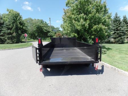 New 2026 Quality Steel and Aluminum 7X12 with 2' sides, 12,000 lb. GVWR , Extra Framing! Dump Trailer