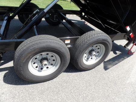 New 2026 Quality Steel and Aluminum 7X12 with 2' sides, 12,000 lb. GVWR , Extra Framing! Dump Trailer