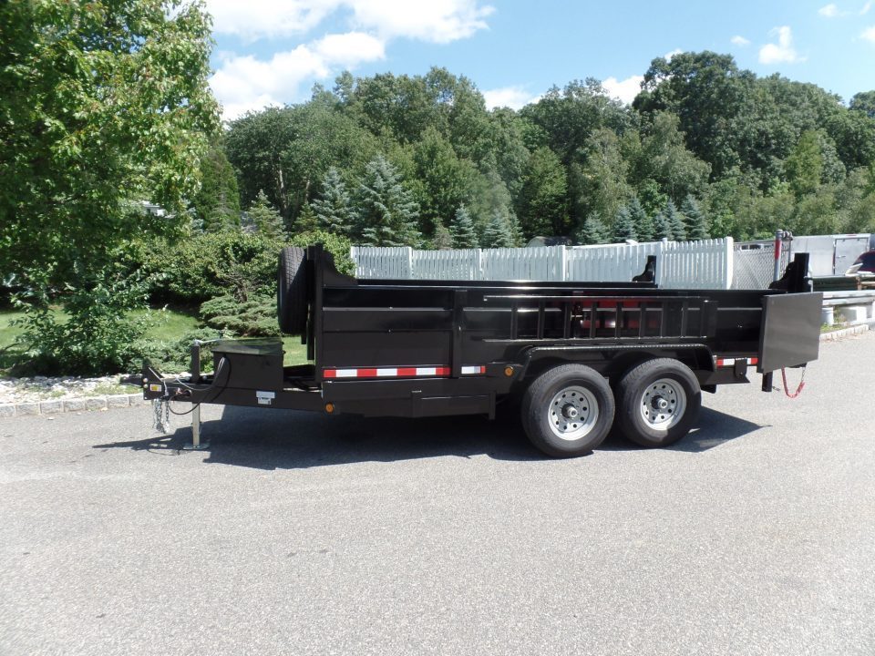 New 2026 Quality Steel and Aluminum 7X12 with 2' sides, 12,000 lb. GVWR , Extra Framing! Dump Trailer