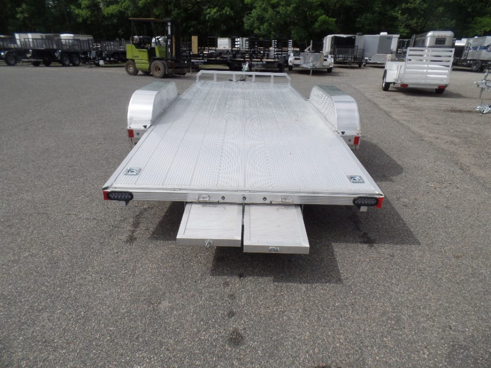 New 2026 ALCOM OPEN 7X18 Aluminum with Torsion Axles ! Best Model Open Car Hauler