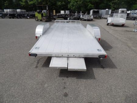 New 2026 ALCOM OPEN 7X18 Aluminum with Torsion Axles ! Best Model Open Car Hauler