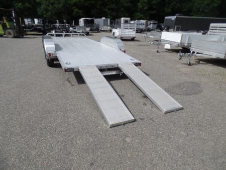 New 2026 ALCOM OPEN 7X18 Aluminum with Torsion Axles ! Best Model Open Car Hauler