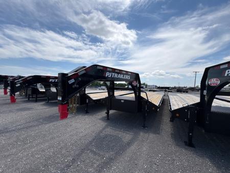 New 2026 PJ Trailers 32FT MR 25K - GVWR | Gooseneck Equipment Trailer w/ Monster Ramps