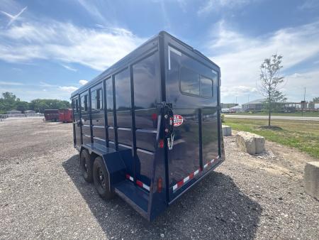 New 2027 Valley Trailers 18FT 3-Horse Stock Combo | Stock / Stock Combo Trailer
