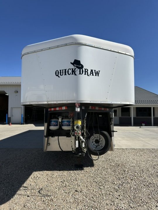 Used 2022 Bison Trailers 4 Horse Living Quarter