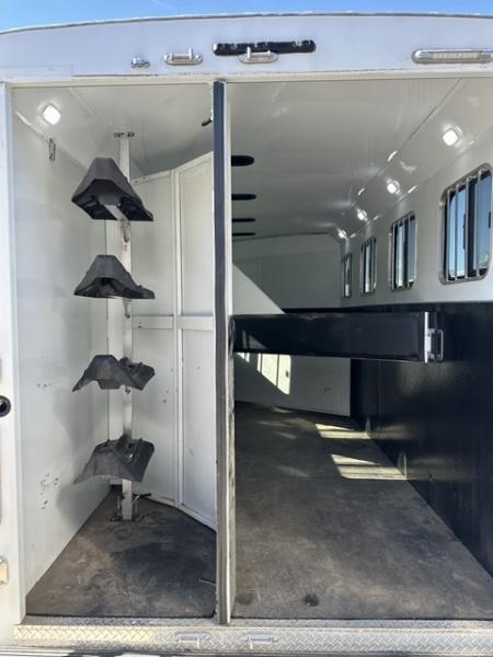 Used 2022 Bison Trailers 4 Horse Living Quarter