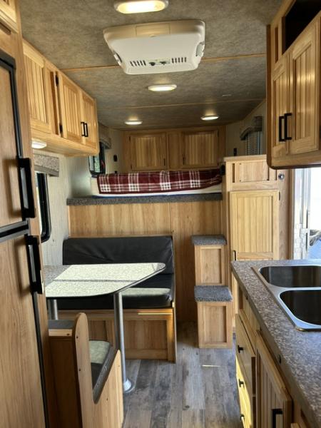 Used 2022 Bison Trailers 4 Horse Living Quarter