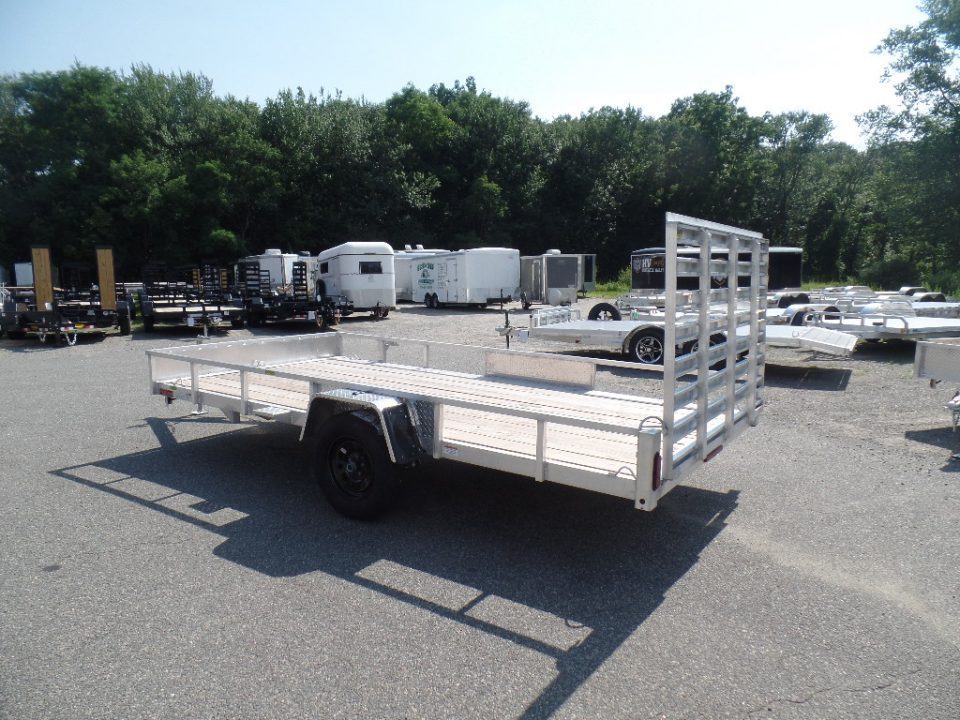 New 2026 Quality Steel and Aluminum 7X14 ALUMINUM FRAME , 2,990 GVWR Utility Trailer