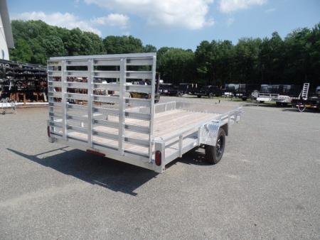 New 2026 Quality Steel and Aluminum 7X14 ALUMINUM FRAME , 2,990 GVWR Utility Trailer