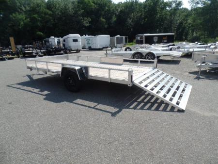 New 2026 Quality Steel and Aluminum 7X14 ALUMINUM FRAME , 2,990 GVWR Utility Trailer