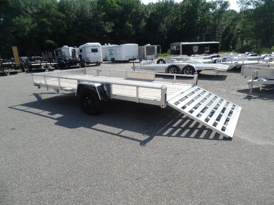 New 2026 Quality Steel and Aluminum 7X14 ALUMINUM FRAME , 2,990 GVWR Utility Trailer