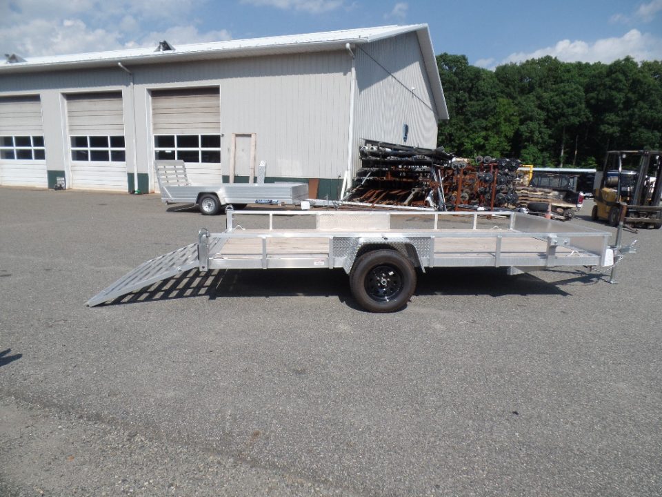 New 2026 Quality Steel and Aluminum 7X14 ALUMINUM FRAME , 2,990 GVWR Utility Trailer