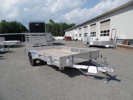 New 2026 Quality Steel and Aluminum 7X14 ALUMINUM FRAME , 2,990 GVWR Utility Trailer