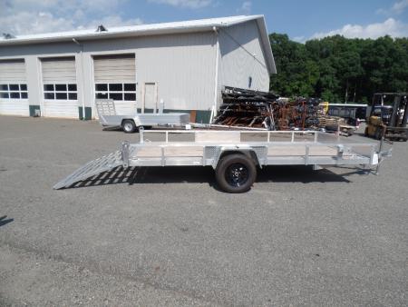 New 2026 Quality Steel and Aluminum 7X14 ALUMINUM FRAME , 2,990 GVWR Utility Trailer