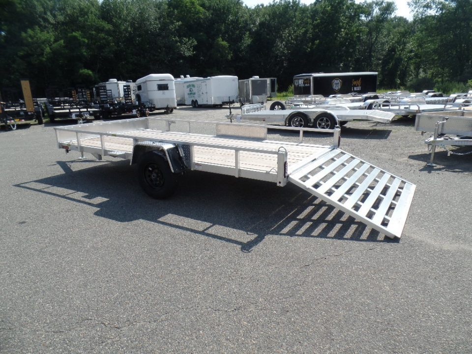 New 2026 Quality Steel and Aluminum 7X14 ALUMINUM FRAME , 2,990 GVWR Utility Trailer