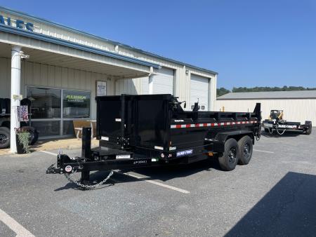 New 2027 Sure-Trac 7X14 Dump Trailer with 7 Gauge Floor and Hydraulic Jack
