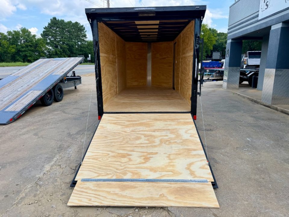 New 2026 Stallion Manufacturing LLC 7' X 16' #5200 Tandem Axle Rear Ramp Cargo / Enclosed Trailer