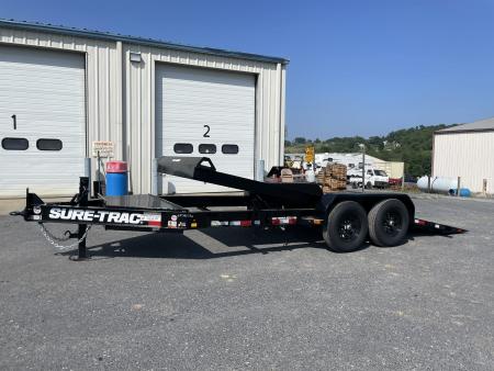 New 2026 Sure-Trac 82"X18' Pro Series Tilt Equipment Trailer