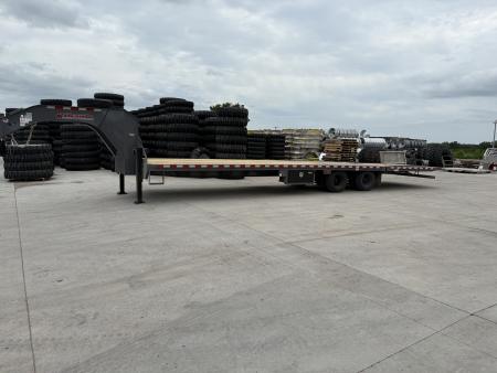 New 2026 Midsota FBHB36-GN-259 Deckover Trailer 102x36ft 12k axles Hydraulic dove tail