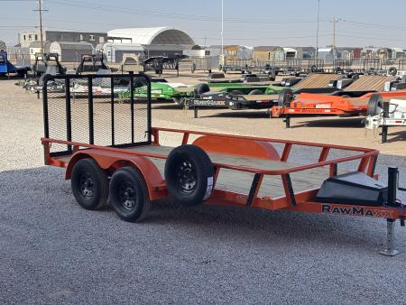 New 2027 RawMaxx 83X14 UTX 7K UTILITY TRAILER (STOCK # RM5 Utility Trailer