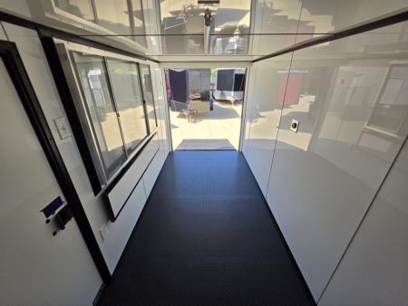 New 2026 New 6X14 SA Screwless Enclosed Vending Trailer | Blackout | Spoiler Package | 50 AMP Electric Pkg. w/Mini Split & Sink Pkg. | .08 Polycor | Dexter Axle | 1167