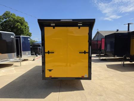 New 2026 New 6X14 SA Screwless Enclosed Vending Trailer | Blackout | Spoiler Package | 50 AMP Electric Pkg. w/Mini Split & Sink Pkg. | .08 Polycor | Dexter Axle | 1167