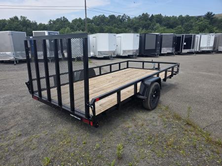 New 2026 Sure-Trac 7X14 3K - TUBE TOP Utility Trailer