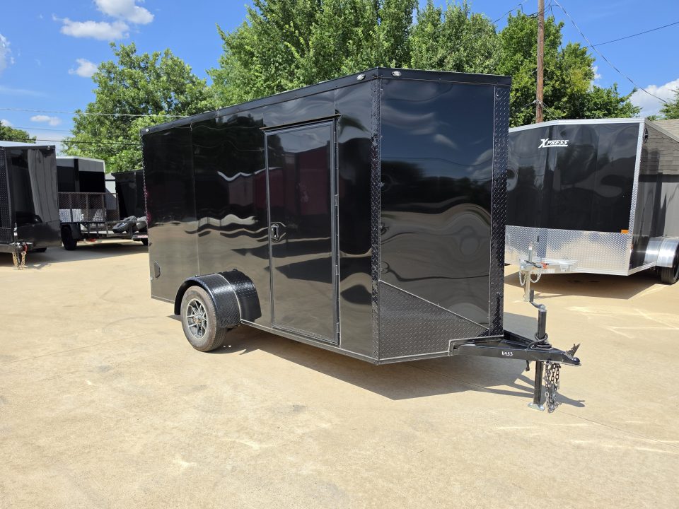 New 2026 New 6x12 SA Screwless Enclosed Trailer | Blackout | .08 Exterior | 1172