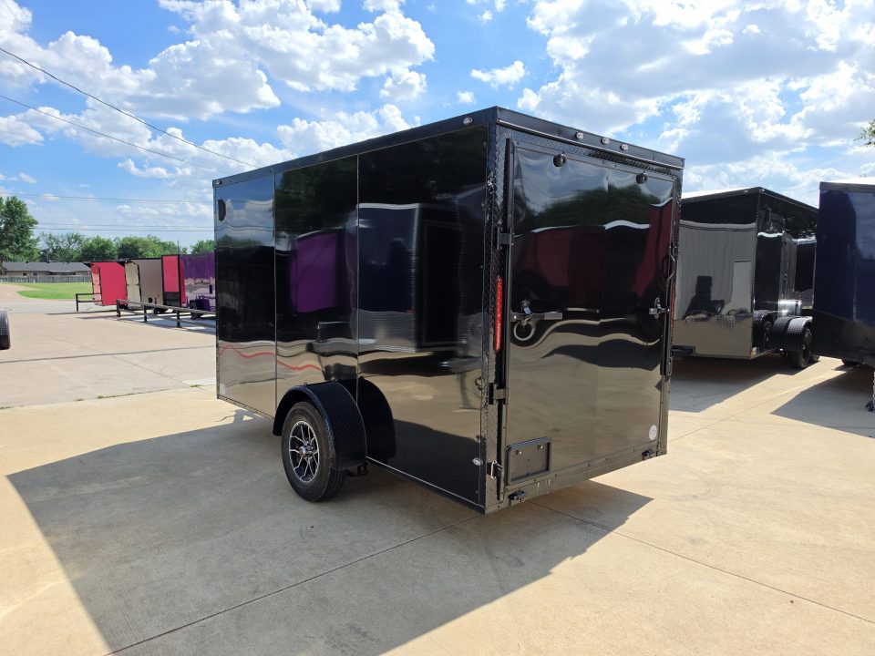 New 2026 New 6x12 SA Screwless Enclosed Trailer | Blackout | .08 Exterior | 1172