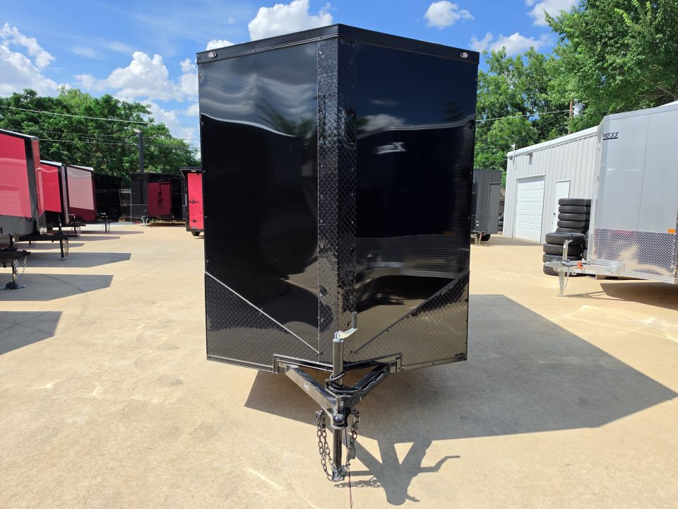 New 2026 New 6x12 SA Screwless Enclosed Trailer | Blackout | .08 Exterior | 1172
