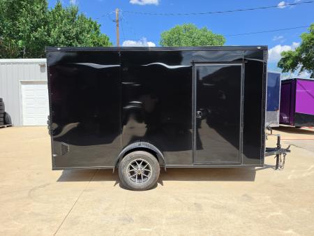 New 2026 New 6x12 SA Screwless Enclosed Trailer | Blackout | .08 Exterior | 1172