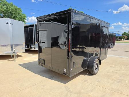 New 2026 New 6x12 SA Screwless Enclosed Trailer | Blackout | .08 Exterior | 1172