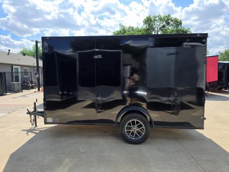 New 2026 New 6x12 SA Screwless Enclosed Trailer | Blackout | .08 Exterior | 1172