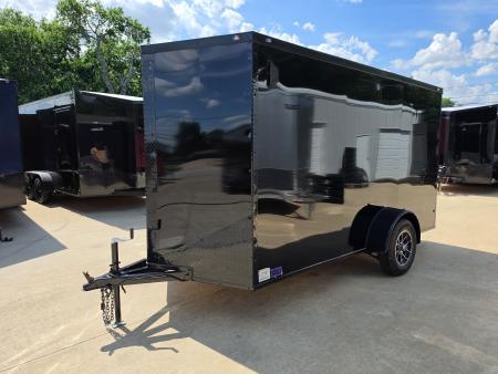 New 2026 New 6x12 SA Screwless Enclosed Trailer | Blackout | .08 Exterior | 1172