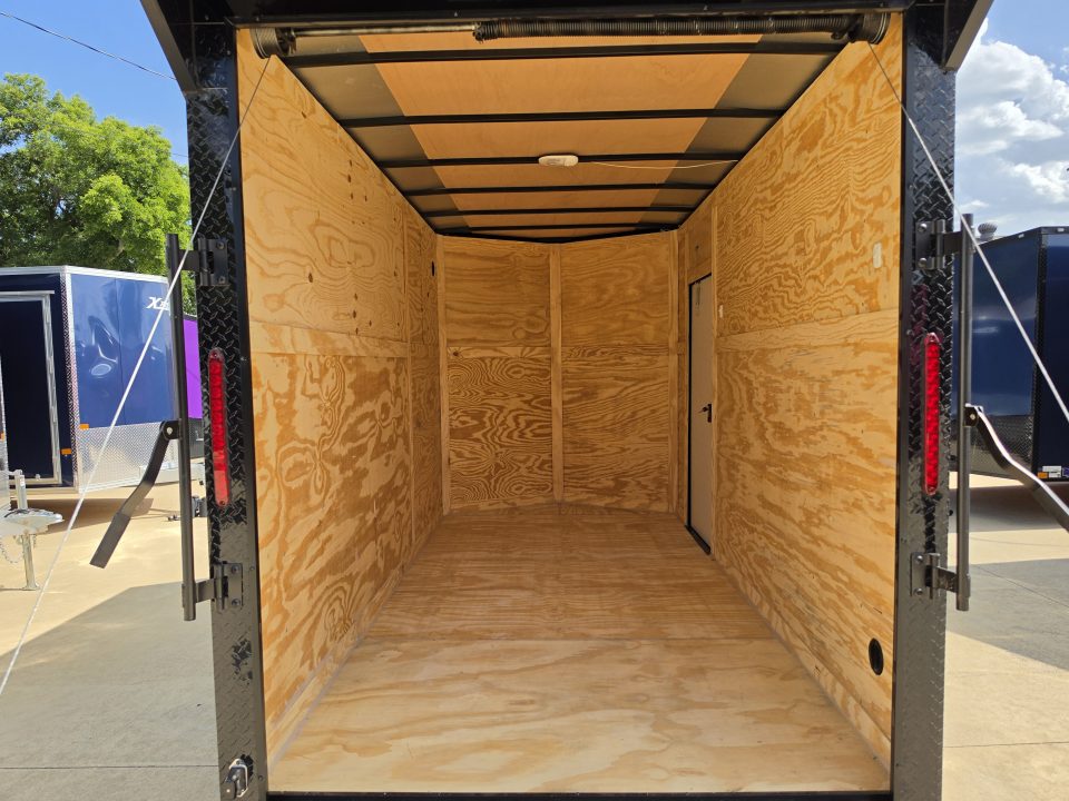 New 2026 New 6x12 TA Screwless Enclosed Trailer | Blackout | Spoiler Package | 7' Interior | .08 Exterior | 1173