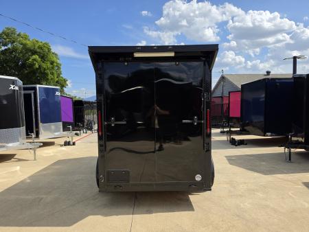 New 2026 New 6x12 TA Screwless Enclosed Trailer | Blackout | Spoiler Package | 7' Interior | .08 Exterior | 1173