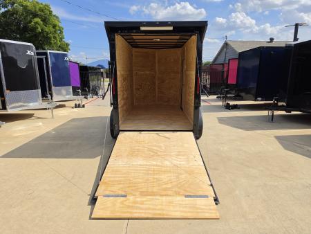 New 2026 New 6x12 TA Screwless Enclosed Trailer | Blackout | Spoiler Package | 7' Interior | .08 Exterior | 1173