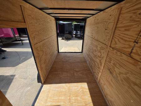 New 2026 New 6x12 TA Screwless Enclosed Trailer | Blackout | Spoiler Package | 7' Interior | .08 Exterior | 1173