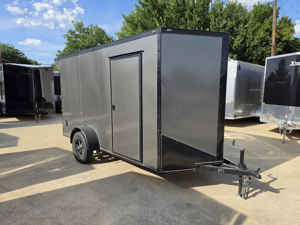 New 2026 New 6x12 SA Screwless Enclosed Trailer | Blackout |  Spoiler Package | .08 Exterior | 1174