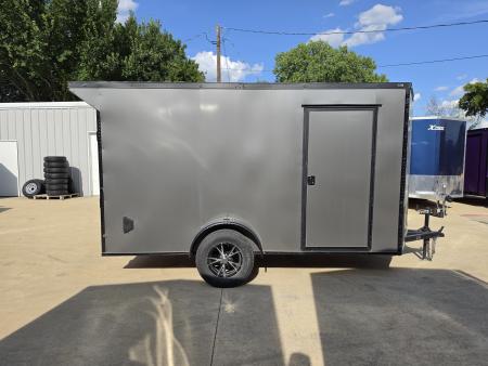 New 2026 New 6x12 SA Screwless Enclosed Trailer | Blackout |  Spoiler Package | .08 Exterior | 1174